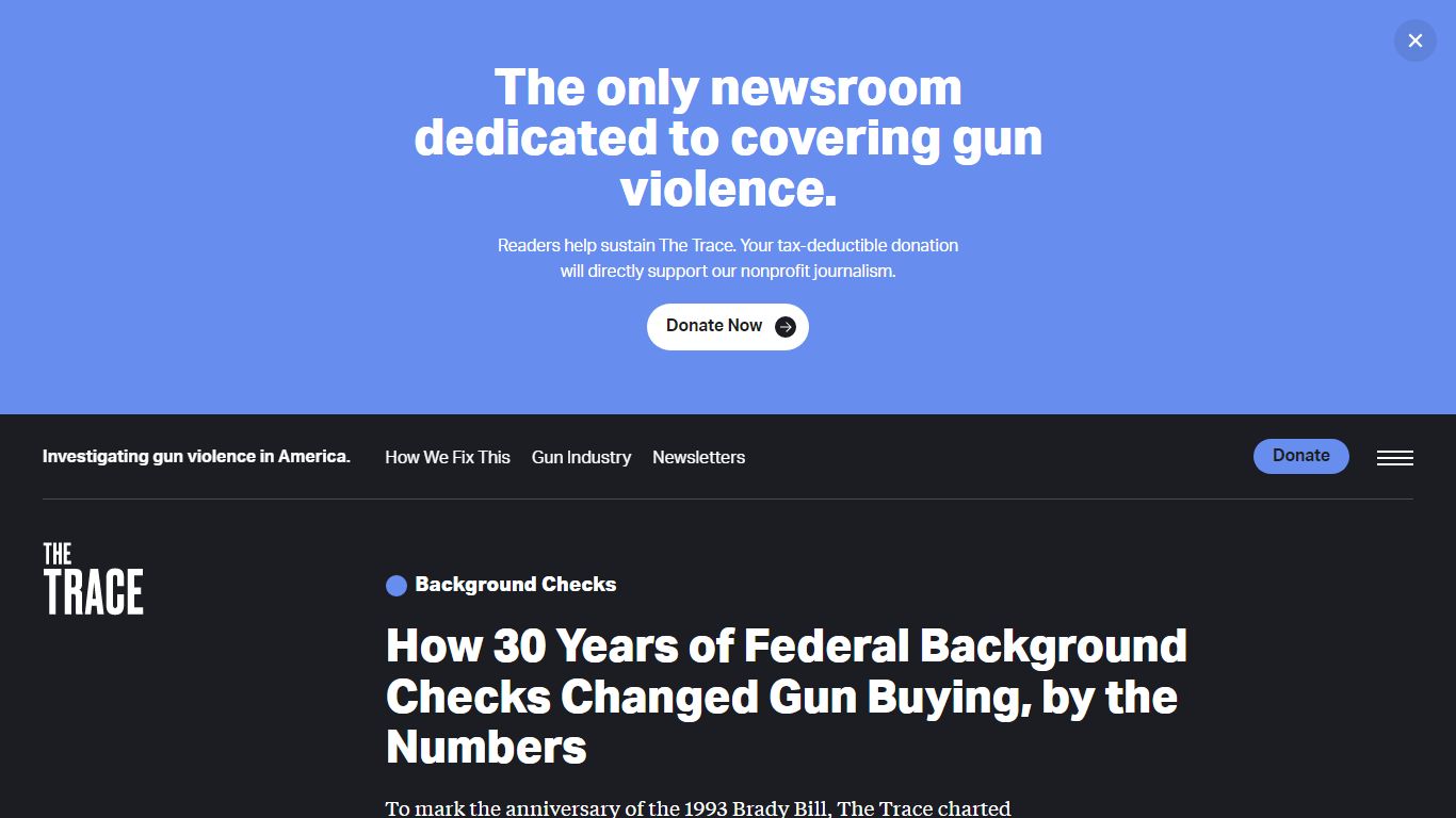 Thirty Years On, How The Brady Bill Changed Gun Buying